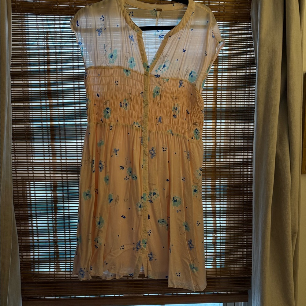 Floral Button-Up Dress (Free People)